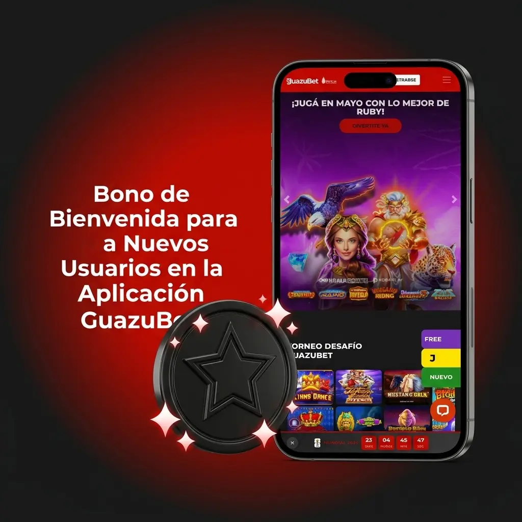 Bono de bienvenida GuazuBet: 100% hasta ARS 20.000 en deportes o casino más 50 giros gratis