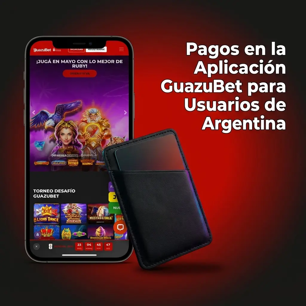 Pagos en app GuazuBet Argentina: depósitos y retiros en ARS con Mercado Pago, MODO, tarjetas y billeteras virtuales