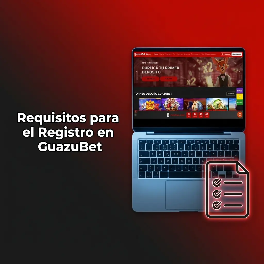 Requisitos legales para registrarse en GuazuBet en Argentina: edad mínima, DNI válido y datos personales verídicos.